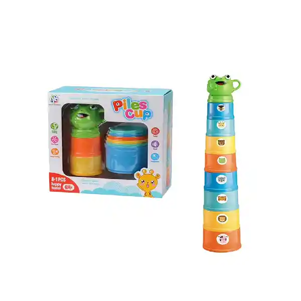 Happy Tower Juego Infantil Didáctico Para Apilar