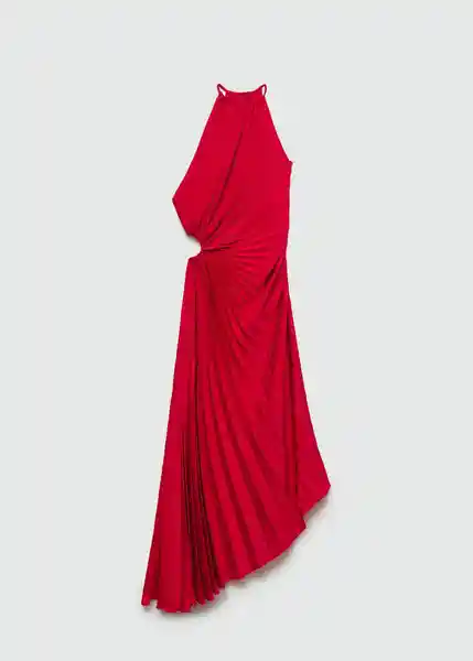 Vestido Claudia Rojo Talla L Mujer Mango