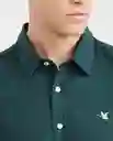 Camiseta Oxford Verde Nafta Ultra Oscuro T. M Chevignon