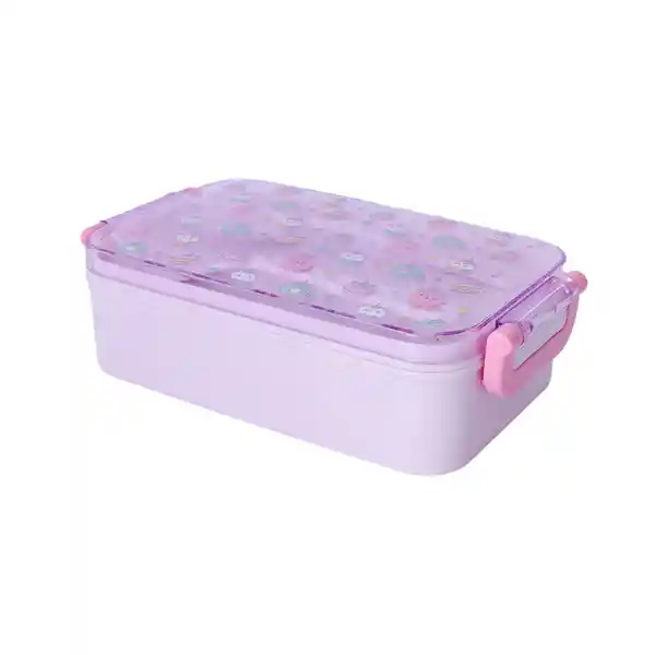 Contenedor Para Alimentos de Serie Mis Pastelitos Morado Miniso