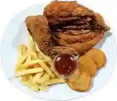 1/4 de Pollo Broster