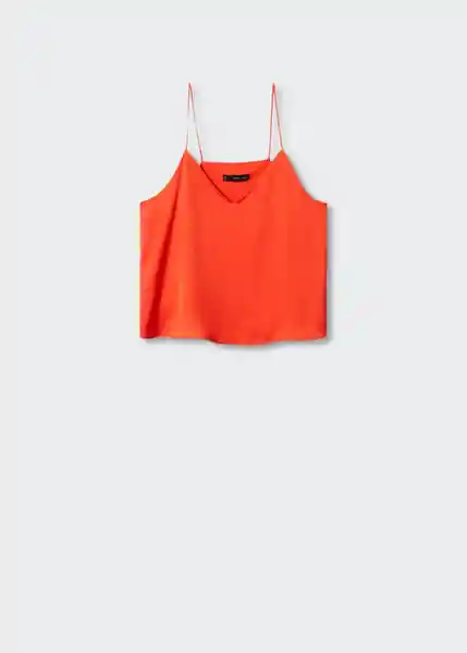 Top Rachel Coral Talla 27 Mujer Mango