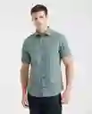 Camiseta Carbón Pocket Verde Escocés Ultra Oscuro S Chevignon