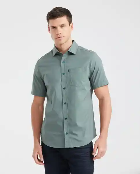 Camiseta Carbón Pocket Verde Escocés Ultra Oscuro S Chevignon