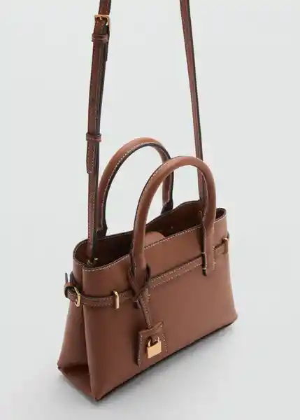 Bolso P Harvey Cuero Talla 99 Mujer Mango