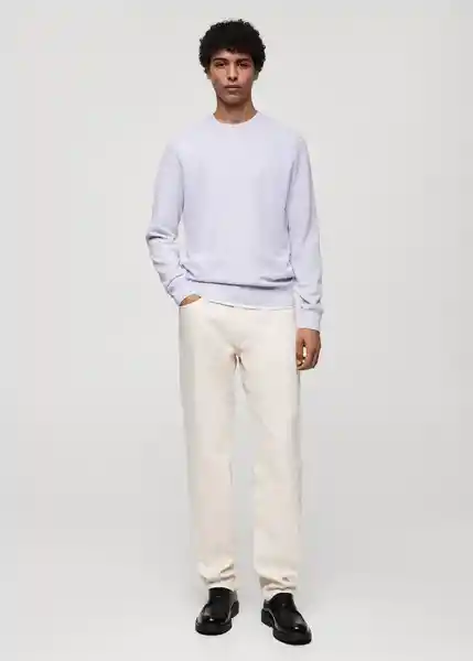 Jersey Ten Lila Talla S Hombre Mango