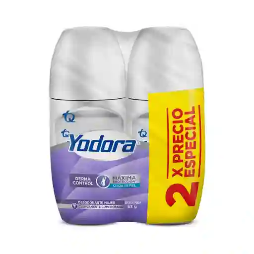 Yodora Desodorante Derma Control en Roll On 