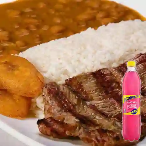 Combo carne asada + manzana 1 l