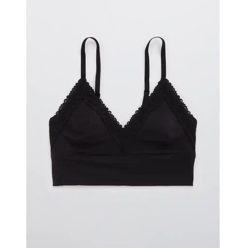 Bralette Negro Talla Small Aerie American Eagle
