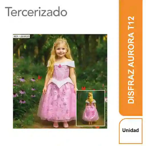 Disfraz Aurora Talla 12