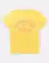 Camiseta Mujer Amarillo Talla Medium American Eagle 03009514