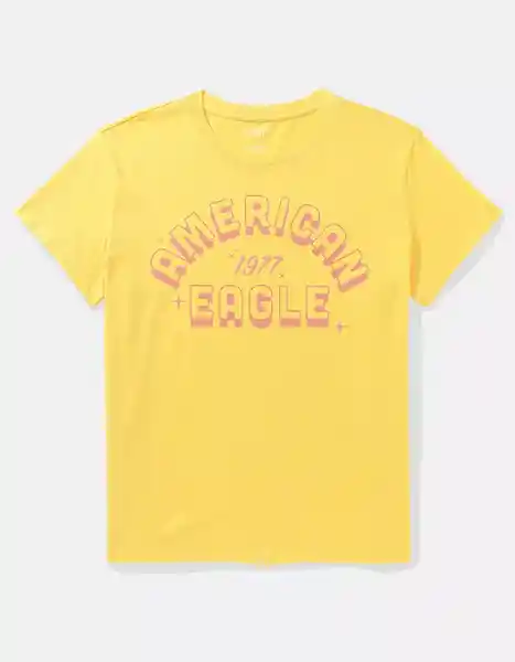 Camiseta Mujer Amarillo Talla Medium American Eagle 03009514