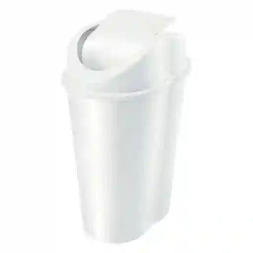 Rimax Papelera Style Tapa Vaivén Blanco 25 L