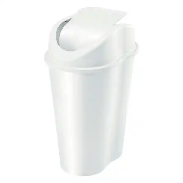 Rimax Papelera Style Tapa Vaivén Blanco 25 L
