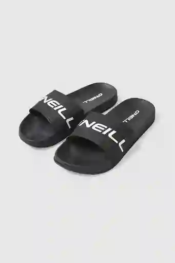O'Neill Sandalias Logo Slide Masculino Negro 08