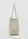 Bolso G Maribel Crudo Talla 99 Mujer Mango