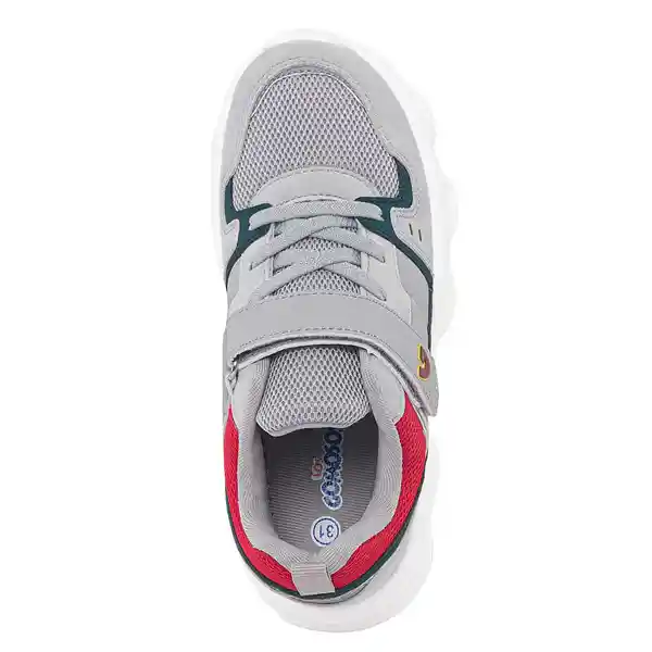 Los Gomosos Tenis Falun Hombre y Niño Gris Talla 31