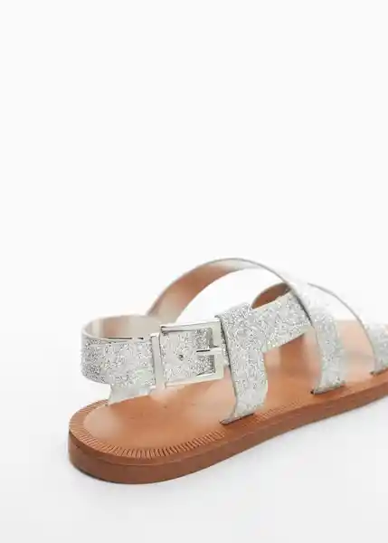 Sandalias Iris-A Niñas Plata Talla 31 Mango