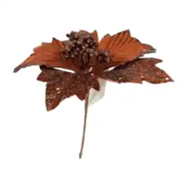 Flor Navideña Decorativa Chocolate Es2409B-089 Finlandek
