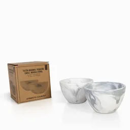 Set Tazón Mármol Pequeño 12 cm Ambiente Gourmet