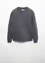 Buzo Sudadera Nola Asfalto Talla XL Hombre Mango