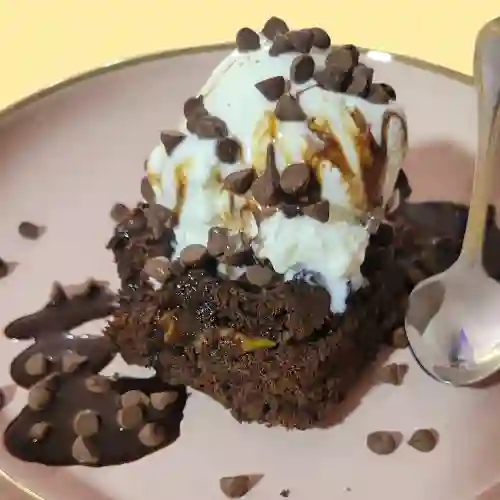 Brownie con Helado