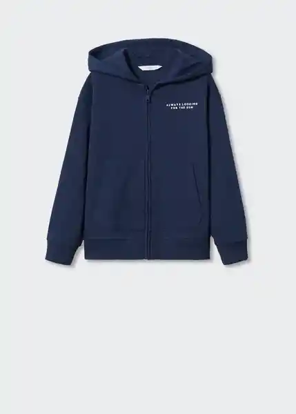 Buzo Sudadera Always Navy Talla 06 Niños Mango