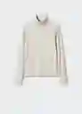 Camiseta Necky Beige Talla M Mujer Mango