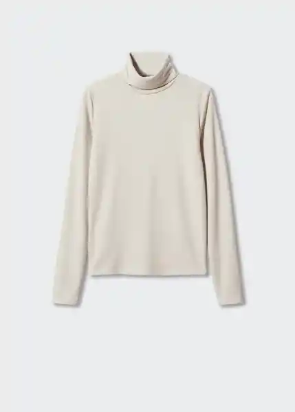Camiseta Necky Beige Talla M Mujer Mango
