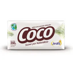 Jirafa Jabón en Barra Coco para Prendas Delicadas