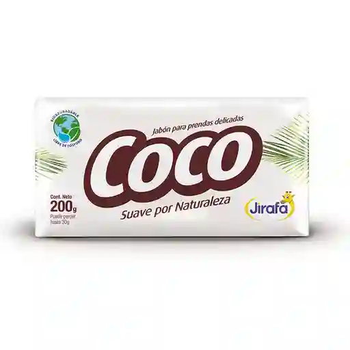 Jirafa Jabón en Barra Coco para Prendas Delicadas