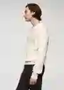 Buzo Jersey Ybarre Off White Talla XXL Hombre Mango
