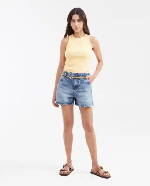 Camiseta Doble Tank Top Amarillo Impala Claro Talla M Chevignon