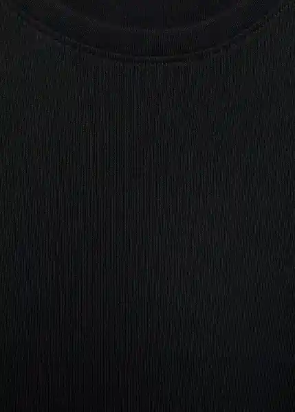 Camiseta Mari Negro Talla 08 Niñas Mango
