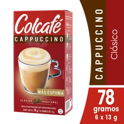 Colcafé Cappuccino Clásico Natural