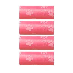 Miniso Bolsas Para Desechos de Mascota Degradables Rosa
