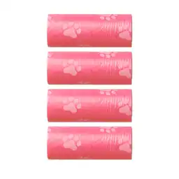 Miniso Bolsas Para Desechos de Mascota Degradables Rosa