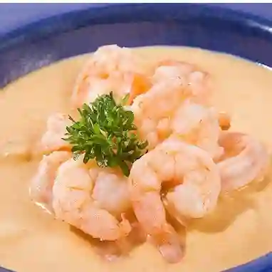 Crema de camarones