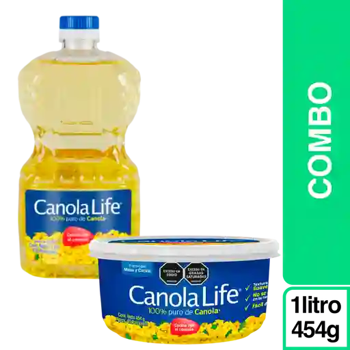 Combo Dúo Dorado Canola Life Aceite + Canola Life Esparcible