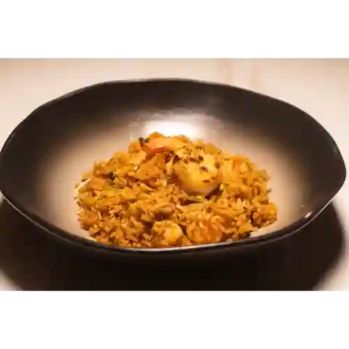 Arroz isleño de camarones