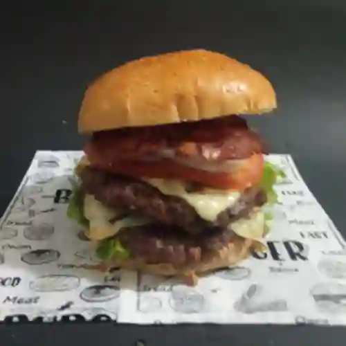 Hamburguesa Doble Tocinetera