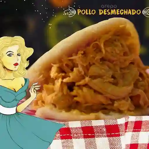 Arepa Pollo Guisado