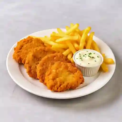 Croquetas de pechuga frita