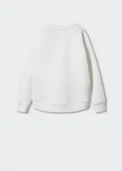 Buzo Sudadera Dublini Offwhite Talla 08 Niñas Mango