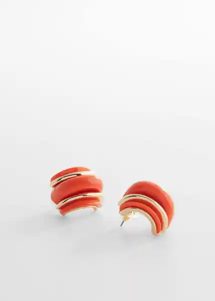 Pendientes Marina Coral Talla 99 Mujer Mango