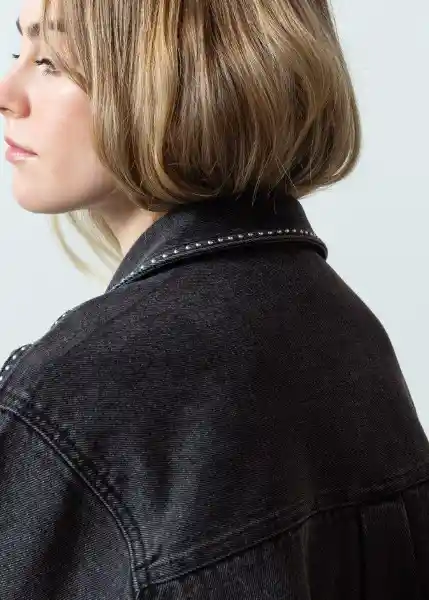 Chaqueta Benny Negro Puro Talla L Mujer 421G370 Naf Naf