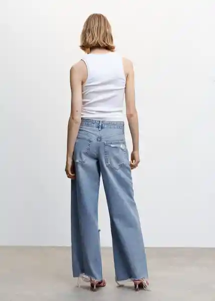 Jean Trucker Dirty Talla 36 Mujer Mango