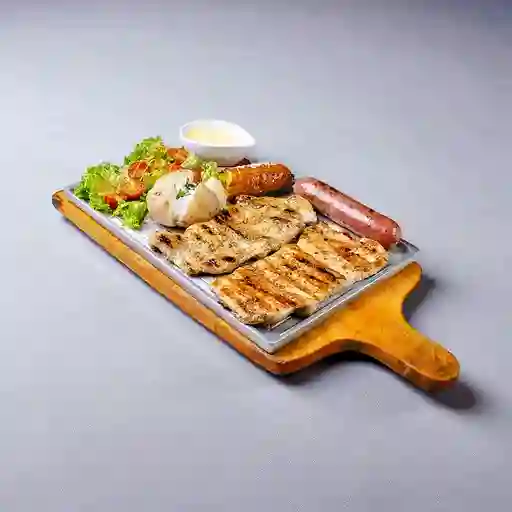 Carne de Res y Patacón