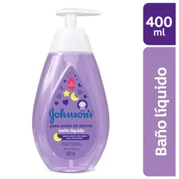 Baño Líquido Bebé JOHNSON'S Antes de Dormir 400 ML