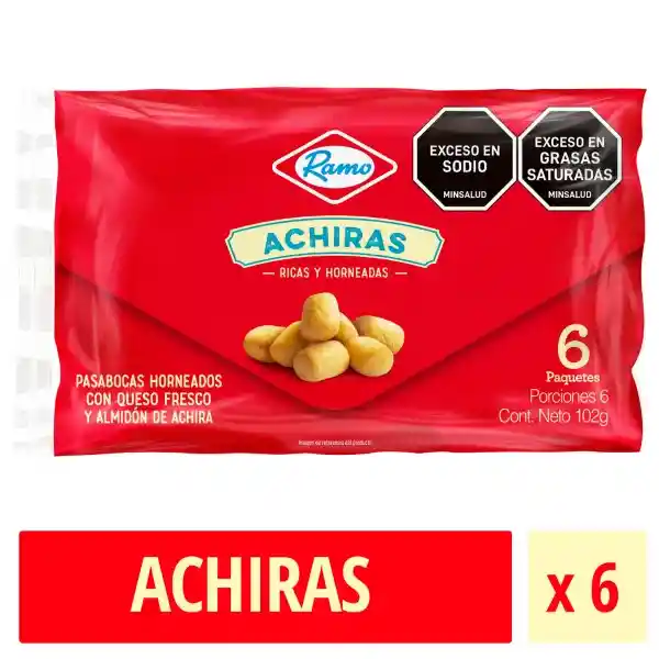 Achiras 6 Und x 17 g